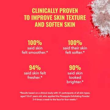 Good Molecules Pineapple Exfoliating Powder - Gentle, Exfoliating Facial Scrub with Enzymes, Anti-Aging and Alcohol Free Cleanser - Skincare for Face