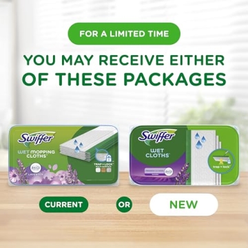 Swiffer Sweeper Wet Mopping Cloths with Febreze Lavender, 36 Count