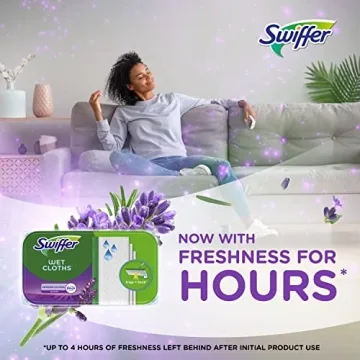 Swiffer Sweeper Wet Mopping Cloths with Febreze Lavender, 36 Count