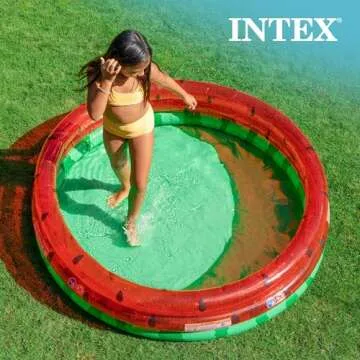 Intex 66" Inflatable Kids Watermelon Pool for Summer Fun