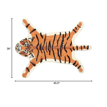 LIVEBOX Kids Bedroom Tiger Rug Soft Non-Slip 36"x45"