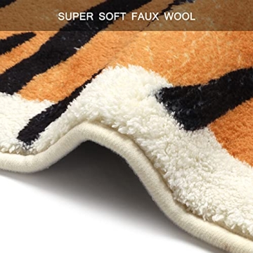 LIVEBOX Kids Bedroom Tiger Rug Soft Non-Slip 36"x45"