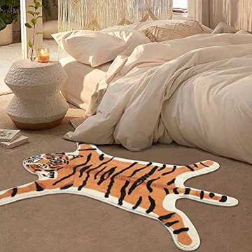 LIVEBOX Kids Bedroom Tiger Rug Soft Non-Slip 36"x45"