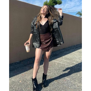 Luvamia High Waist Leather Dress Shorts for Stylish Comfort