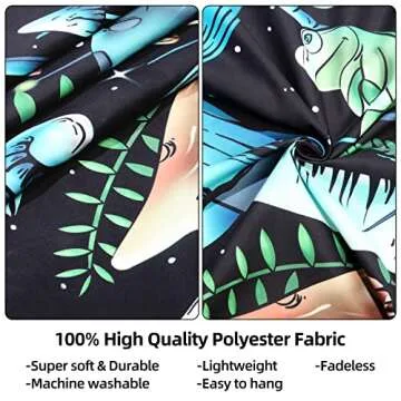 KJHL Mushroom Tapestry Moon Stars Tapestry Colorful Snake Snails Tapestries Aesthetic Green Nature Plant Tapestry Mushroom Decor Wall Hanging for Bedroom Dorm (35.5ʺ x 47.3ʺ)