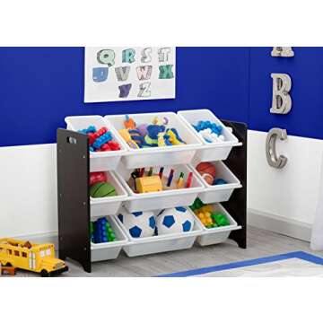 Delta Children Toy Organizer with 9 Bins for Kids