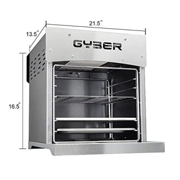 GYBER Dutton Portable Infrared Grill for Home and Outdoor Cooking