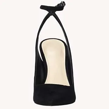 Reoplty Women's Stylish Slingback High Heel Pumps