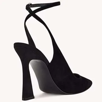 Reoplty Women's Stylish Slingback High Heel Pumps