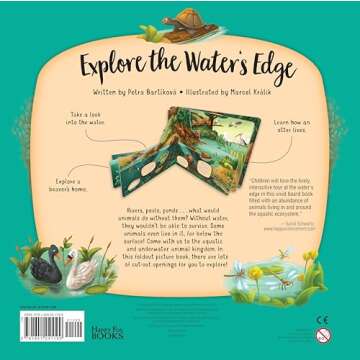 Discovering the World of Nature Along the Riverbank Board Book – A Fun Learning Experience for Kid...