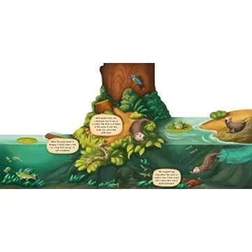 Explore Nature with Discovering the World of Nature Along the Riverbank Board Book