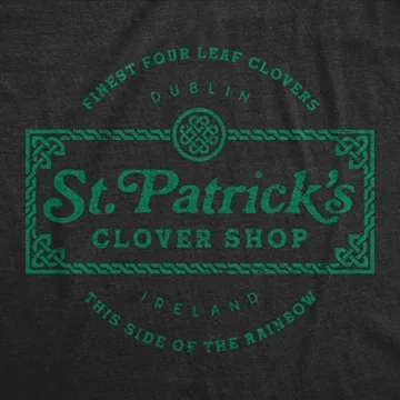 Mens Funny St. Patrick's Day Clover T-shirt Sale