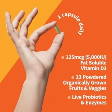 Garden of Life Raw Vitamin D3, 5000 IU for Immune Health