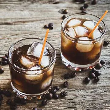 300 Neon Cocktail Straws - Fun & Eco-Friendly Drink Mixers