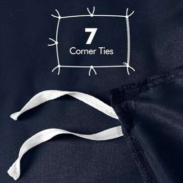 Utopia Bedding Duvet Cover Full Size - 1 Duvet Cover with 2 Pillow Shams - 3 Pieces Bedding Duvet Cover with Zipper Closure - Soft Brushed Microfiber, 80 X 90 Inches (Full, Navy)