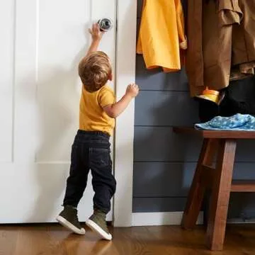 Safety 1st Parent Grip Door Knob Covers 3 Pack, Crystal Clear