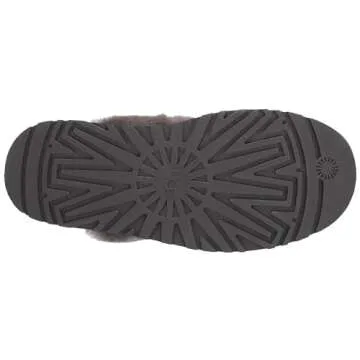UGG Women's Disquette Slipper - Luxurious Comfort in Charcoal