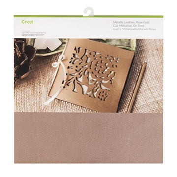 Cricut Leather Metallic, Rose Gold 12x12 - Effortless Elegance For Your Crafting Projects