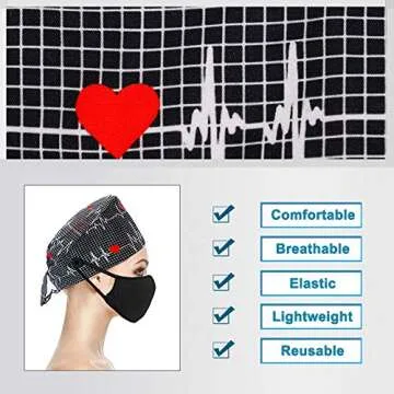 Cute Teeth Working Cap with Button for Everyone