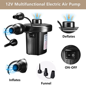 MOMERYAYA Car Air Bed Mattress for Travel & Camping