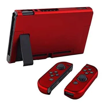 eXtremeRate Scarlet Red Back Cover for Nintendo Switch