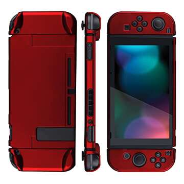 eXtremeRate Scarlet Red Back Cover for Nintendo Switch