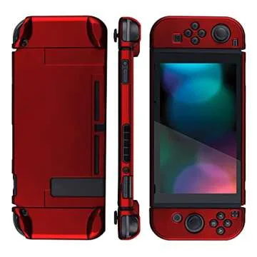 eXtremeRate Scarlet Red Back Cover for Nintendo Switch