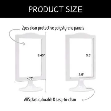 Litpoetic Double Sided 4x6 Picture Frame - 10 Pack