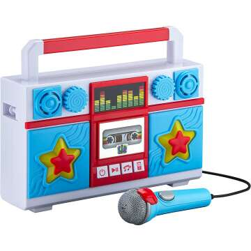 Mother Goose Club Karaoke Boombox with Mic and Lights