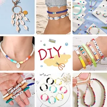 QUEFE 15000 Clay Beads Kit 144 Colors for Jewelry Crafting