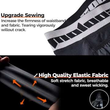 COOLOMG Boys Youth Padded Baseball Sliding Shorts w/Cup Pocket Compression Slider Shorts for Softball Football Lacross Hockey White M