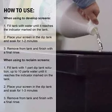 Ecotex® 30 Gallon Screen Printing Dip Tank Fits 6 Screens up to 23" x 31" Little Dipper Tank by Screen Print Direct