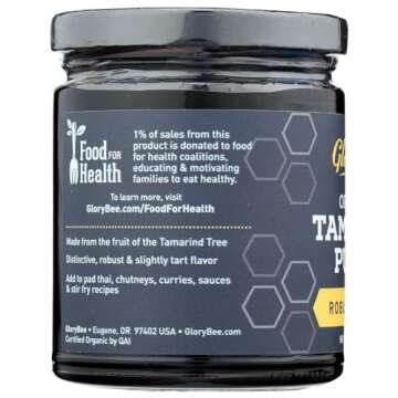 Organic GloryBee Tamarind Puree 12 Ounce for Authentic Flavor