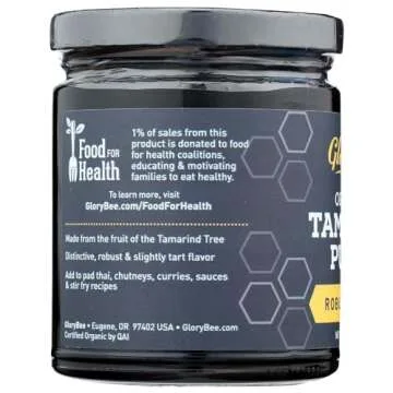 Organic GloryBee Tamarind Puree 12 Ounce for Authentic Flavor