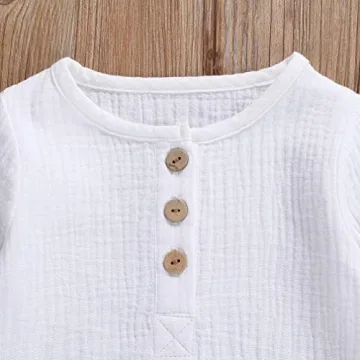 Toddler Baby Boy Girl Cotton Linen Pants Set for All Occasions