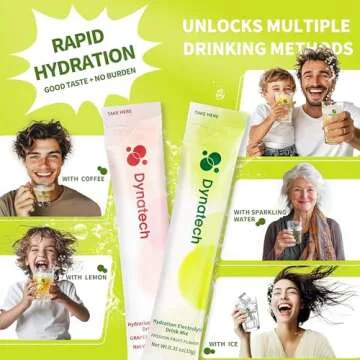 Dynatech Zero Sugar Electrolyte Drink Mix for Ultimate Hydration