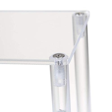 BYCY Clear 2 Tier Acrylic Display Stand for Collectibles