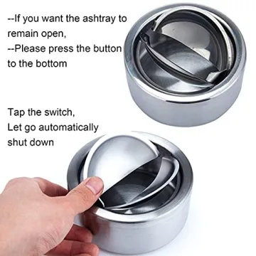 Hanlongyu Outdoor Windproof Ashtray for Smokers