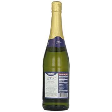Kedem Sparkling White Grape Juice, 25.4 Oz