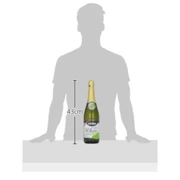 Kedem Sparkling White Grape Juice, 25.4 Oz