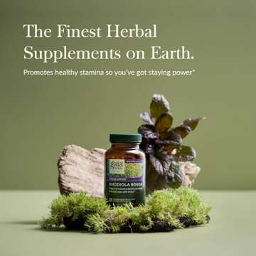 Gaia Herbs Rhodiola Rosea - Stress Support Supplement Traditionally for Supporting Healthy Stamina and Endurance - With Siberian Rhodiola Root Extract - 120 Vegan Liquid Phyto-Capsules (60-Day Supply)