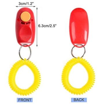 Coolrunner 7 Color Dog Training Clicker Pack for Pets