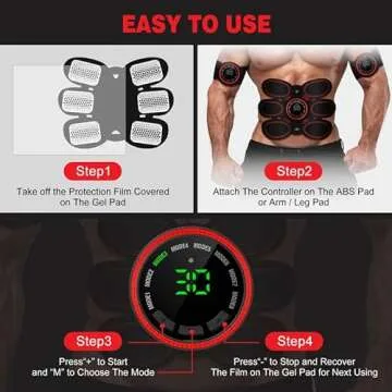 Drezela Abs Stimulator Muscle Toner for All Fitness Levels