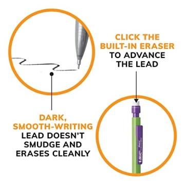 BIC Mechanical Pencils Variety Pack 60 Count Assorted Sizes