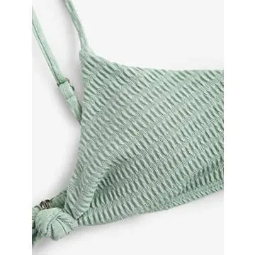 Stylish ZAFUL High Cut Cheeky Knot Bikini Swimwear