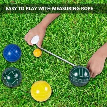 Aivalas Bocce Ball Set - Outdoor Backyard Game for All Ages