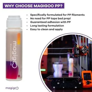 Magigoo PP 3D Printing Adhesive for Polypropylene Filaments