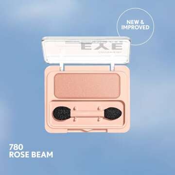 COVERGIRL Eye Enhancer, Rose Beam, Eyeshadow Mono, Easy to Wear, Clean & Vegan, Talc-Free, Matte & S...