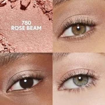 COVERGIRL Eye Enhancer, Rose Beam, Eyeshadow Mono, Easy to Wear, Clean & Vegan, Talc-Free, Matte & Shimmer Finishes, Smudge-Proof, 0.09oz