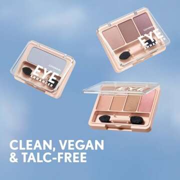 COVERGIRL Eye Enhancer, Rose Beam, Eyeshadow Mono, Easy to Wear, Clean & Vegan, Talc-Free, Matte & Shimmer Finishes, Smudge-Proof, 0.09oz
